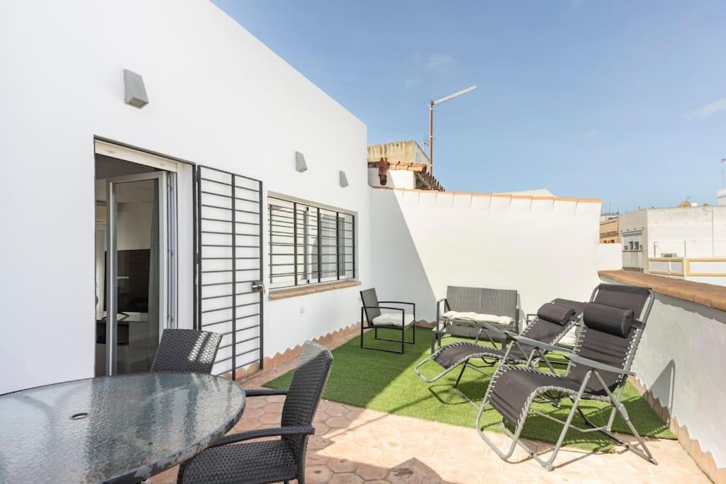 Duplex Con Terrazas En El Centro El Puerto De Santa Maria Lejlighed Eksteriør billede